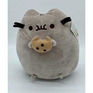 Gund Pusheen the Cat Plush w Chocolate Chip Cookie 9” w Tag